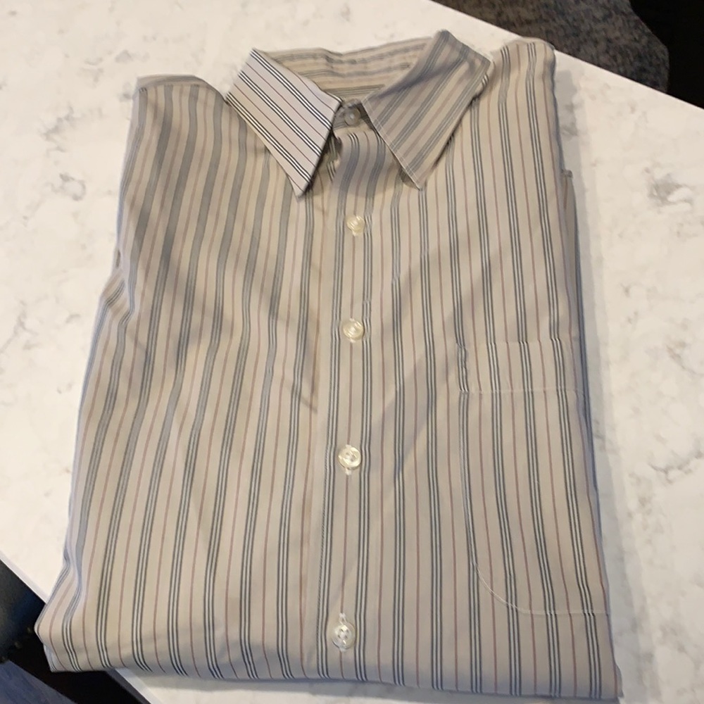 Burberry long sleeve men’s XL button down shirt.